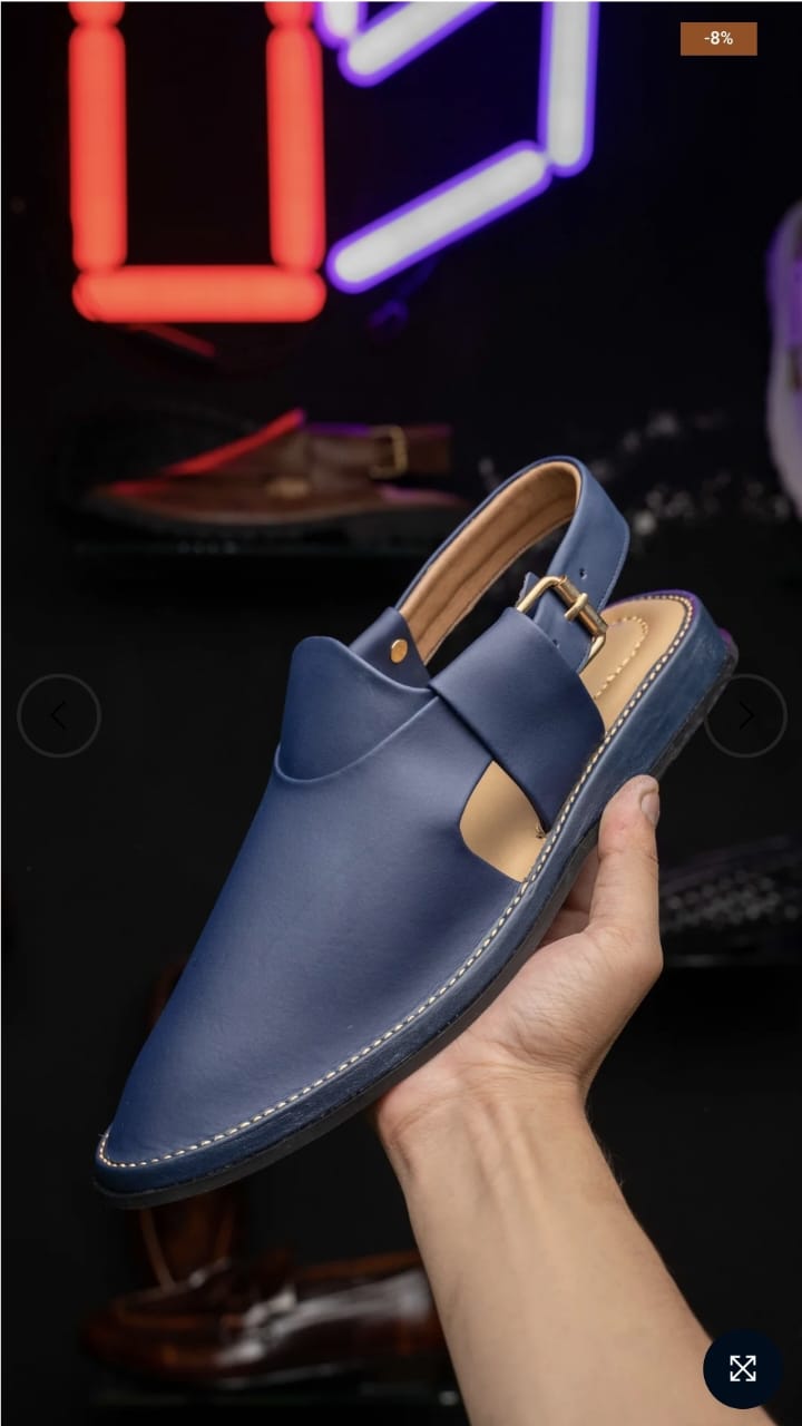 Navy Chappal Boot